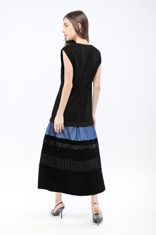 Dark Luxe Long Dress - Image 3